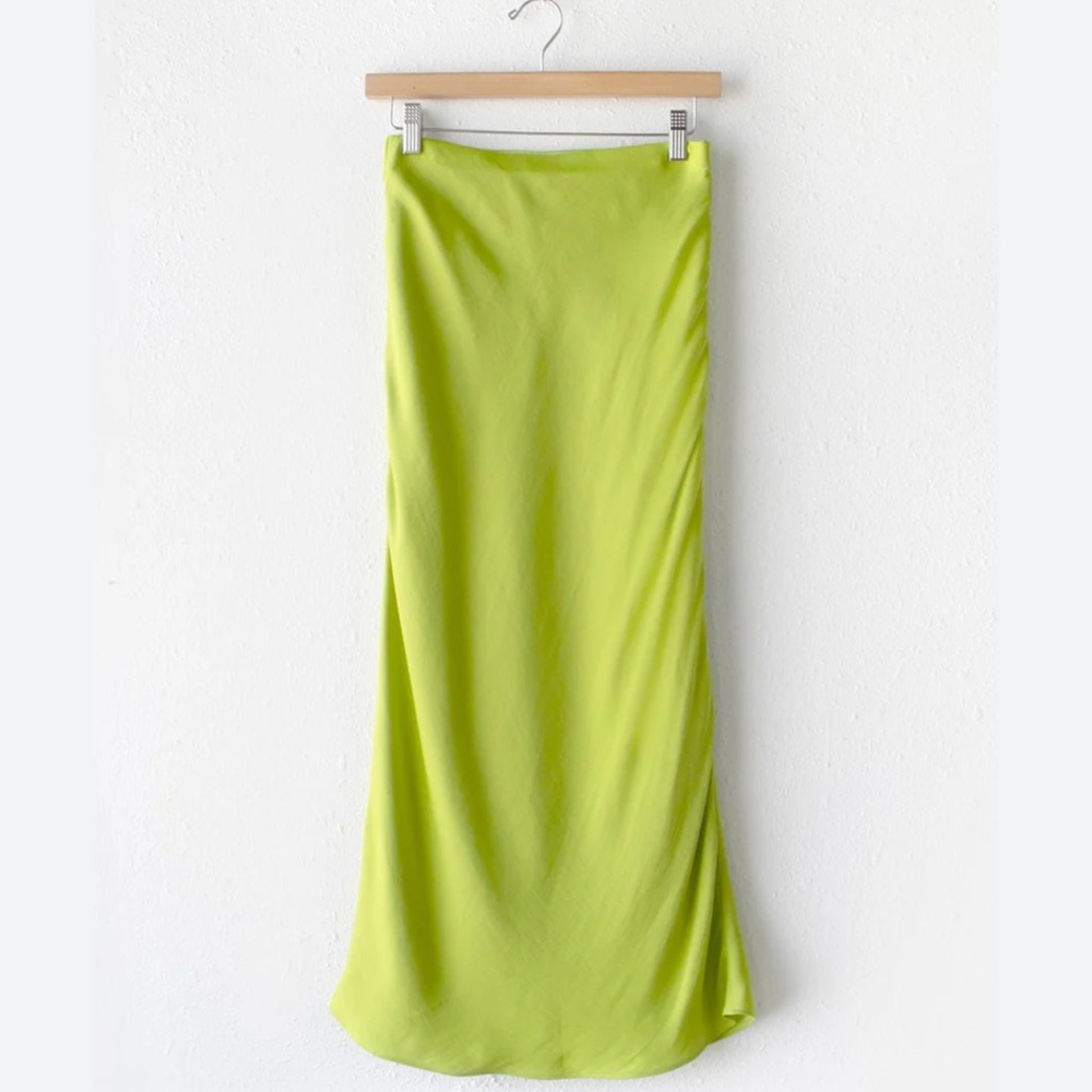SOLD Onarin Lime Green Women's Skirt